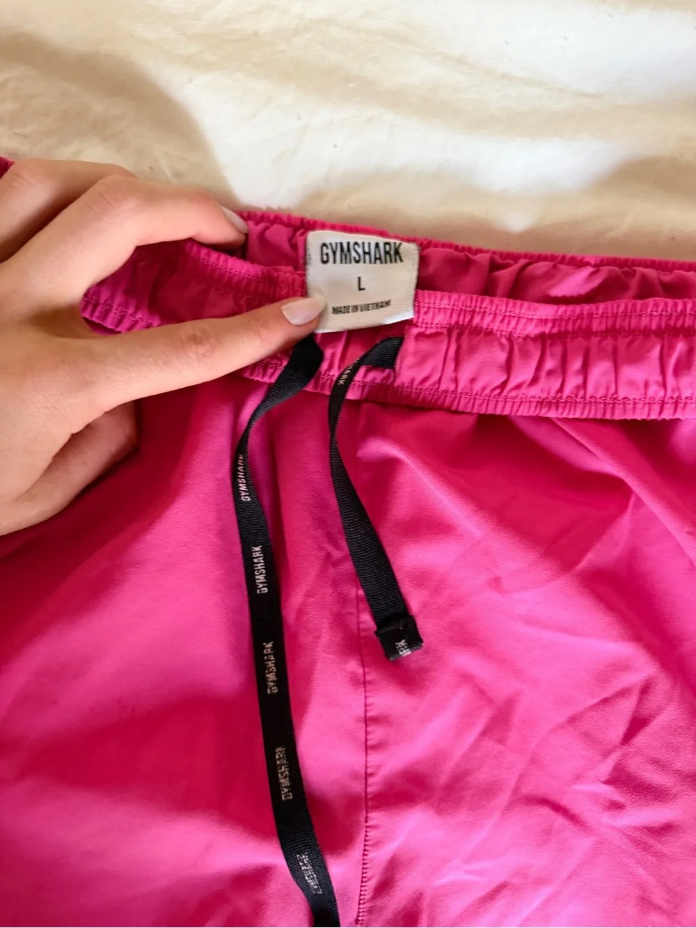 Gymshark Men's Hot Pink Athletic Shorts